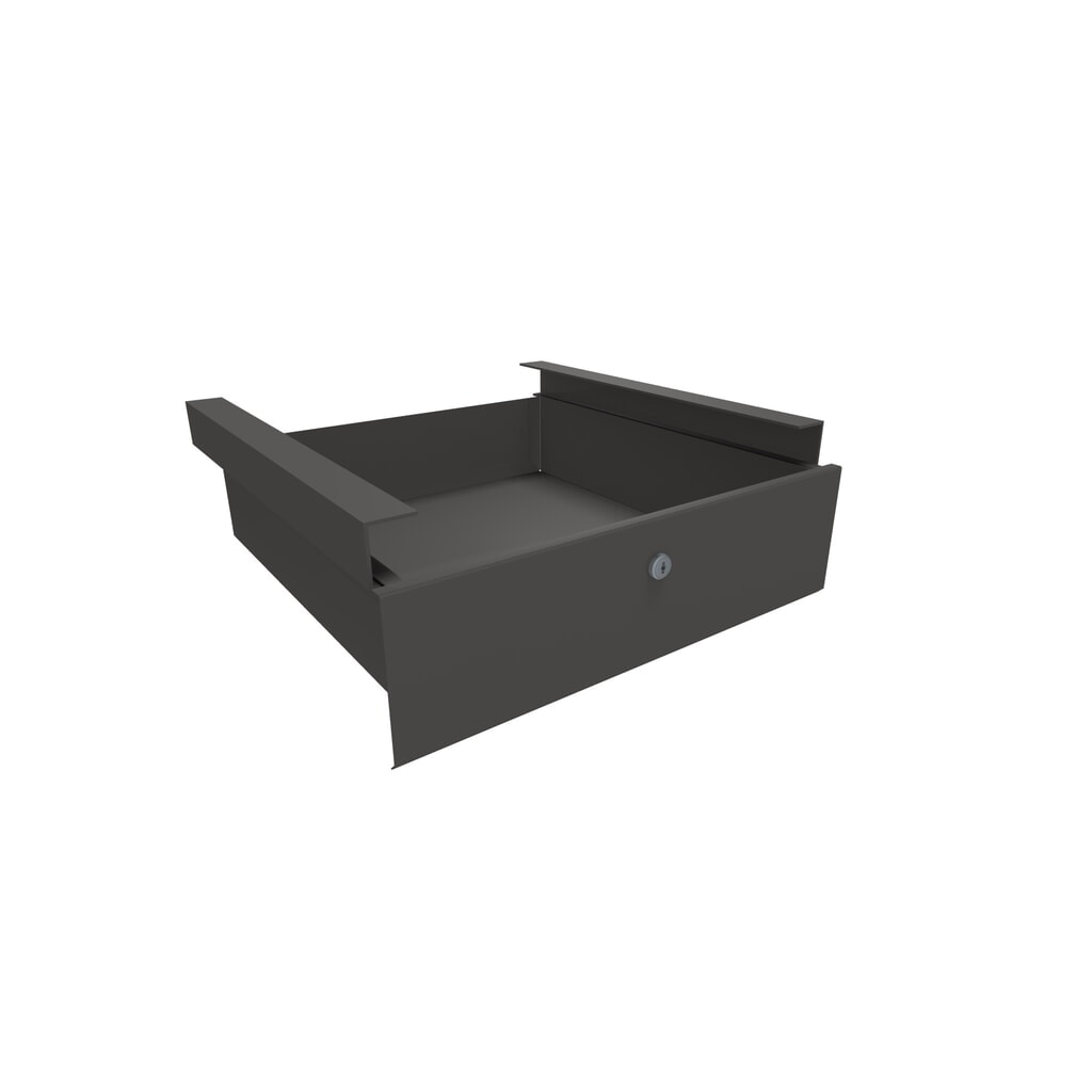 Cajón de acero para el Rocholz sistema de mesa de embalaje, Al x An x F 150 x 520 x 500 mm Imagen del producto: Cajón de acero para el Rocholz sistema de mesa de embalaje, Al x An x F 150 x 520 x 500 mm
