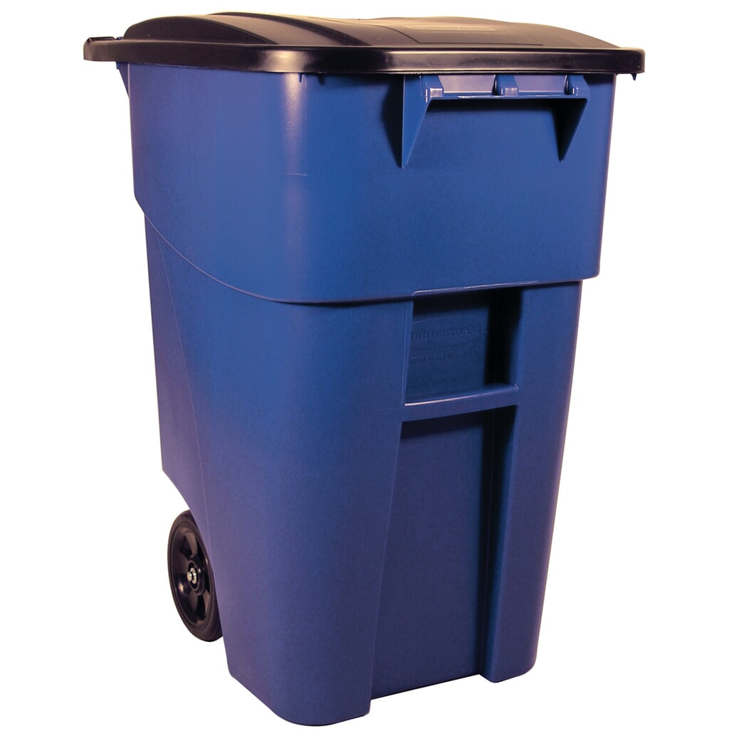 Imagen del producto: módulo con ruedas BRUTE® incl. tapa, 189,3 L, azul
