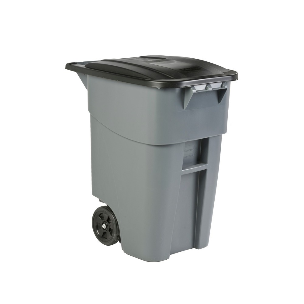 Imagen del producto: módulo con ruedas BRUTE® incl. tapa, 189,3 L, gris