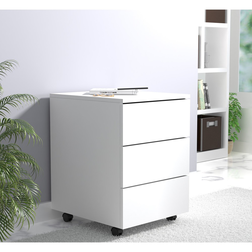 Número de imagen del producto 3: Módulo con ruedas Dalosa 45 3-SB, blanco