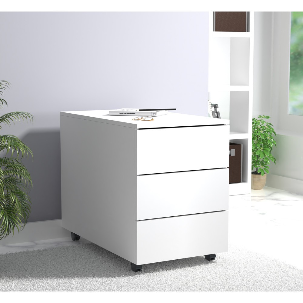 Número de imagen del producto 3: Módulo con ruedas Dalosa 70 3-SB, blanco
