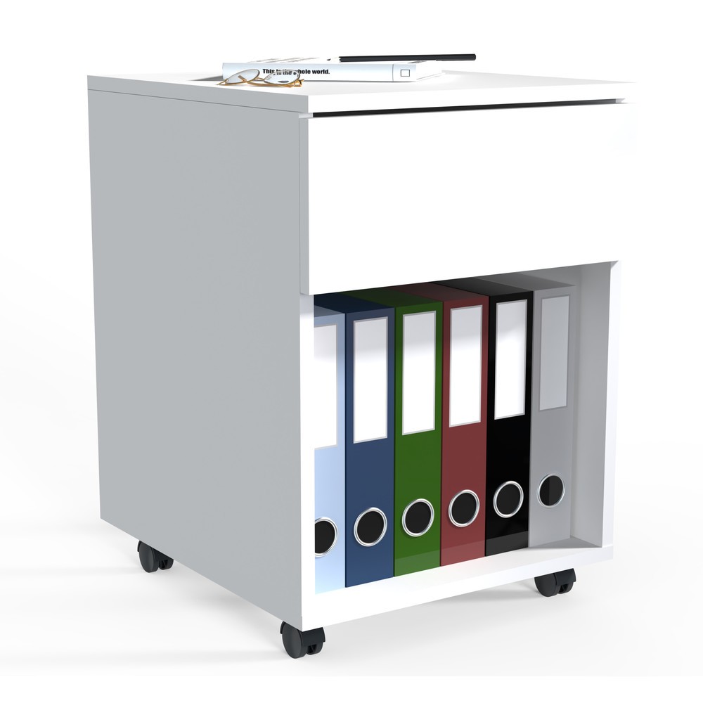 Número de imagen del producto 1: Módulo con ruedas VCM Dalosa 45 1-SB, blanco