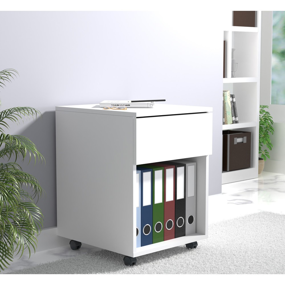 Número de imagen del producto 3: Módulo con ruedas VCM Dalosa 45 1-SB, blanco