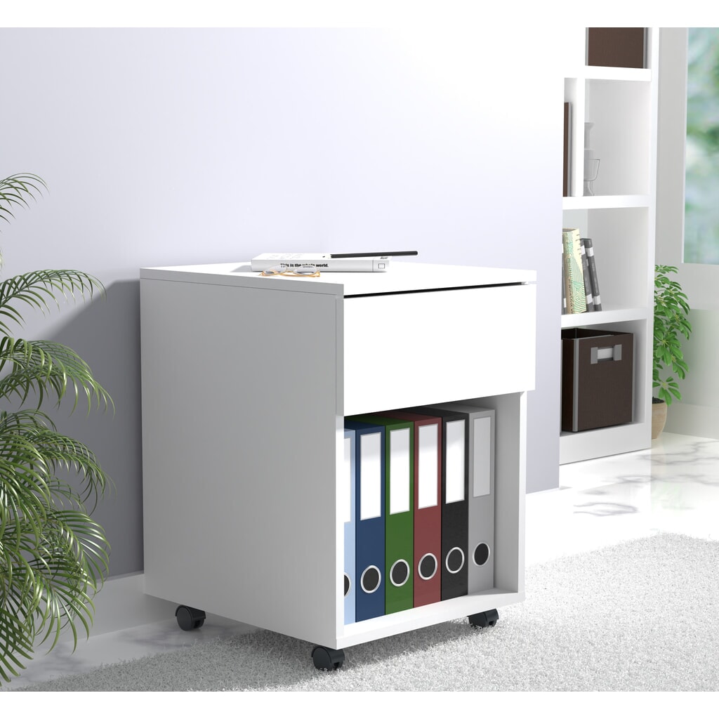 Número de imagen del producto 3: Módulo con ruedas VCM Dalosa 45 1-SB, blanco