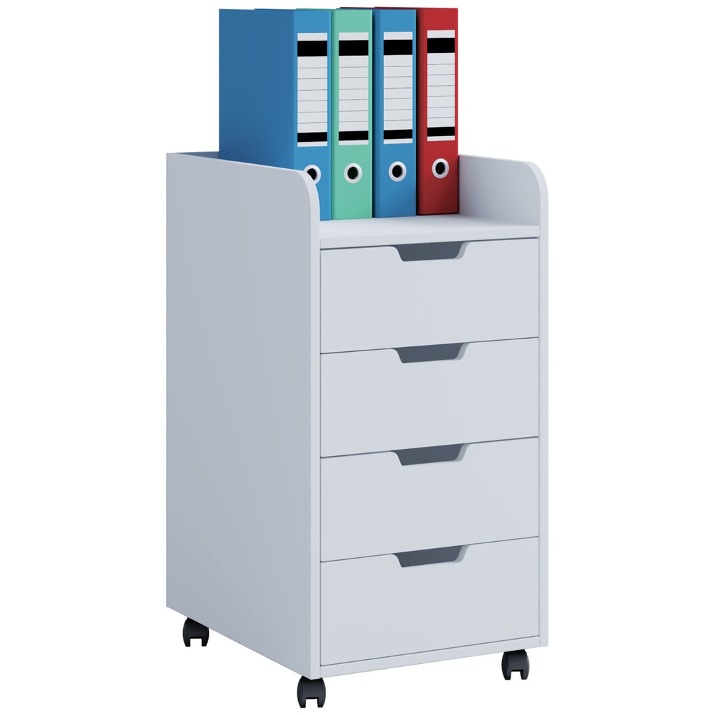 Módulo con ruedas VCM Konal Maxi, blanco Imagen del producto: Módulo con ruedas VCM Konal Maxi, blanco