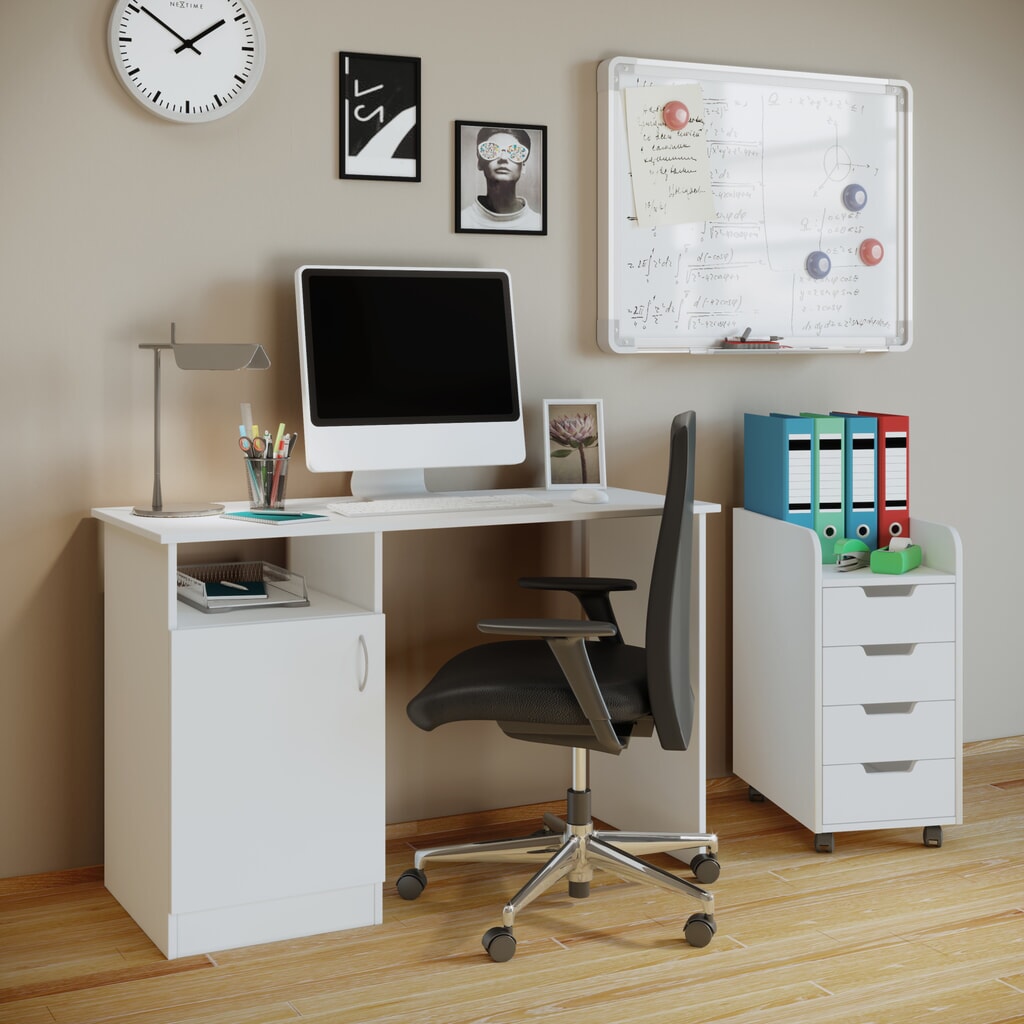 Módulo con ruedas VCM Konal Mini, blanco Número de imagen del producto 3: Módulo con ruedas VCM Konal Mini, blanco