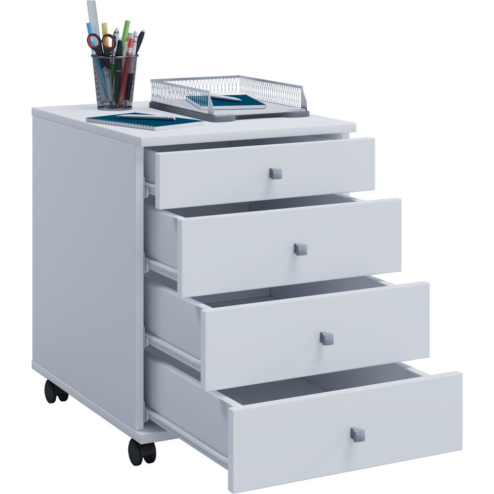 Imagen del producto: Lona - módulo con ruedas los H x An x F, 570 x 420 x 500 mm), color blanco