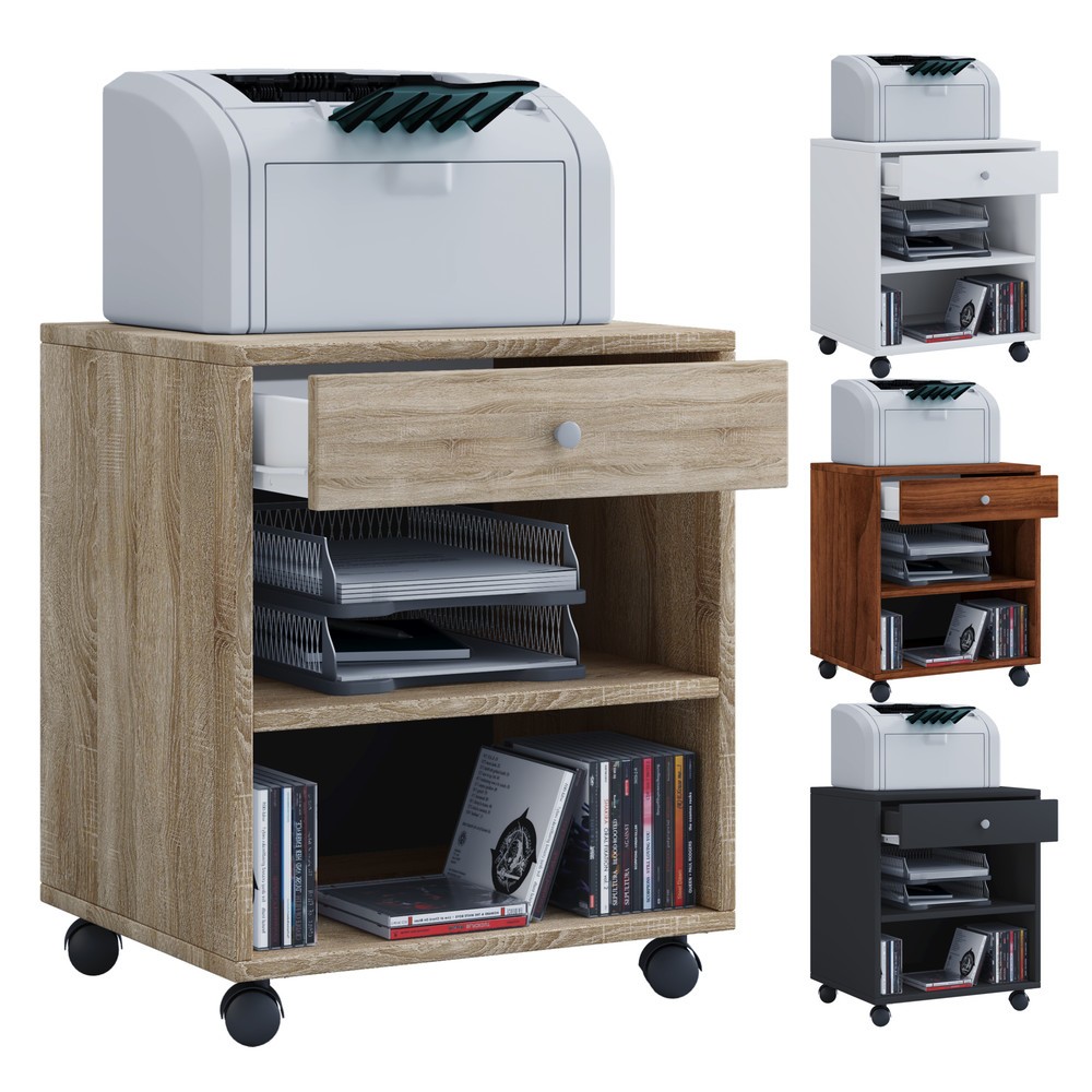 Imagen del producto: módulo con ruedas los Salda, alto H x An x F 540 x 450 x 380 mm, negro