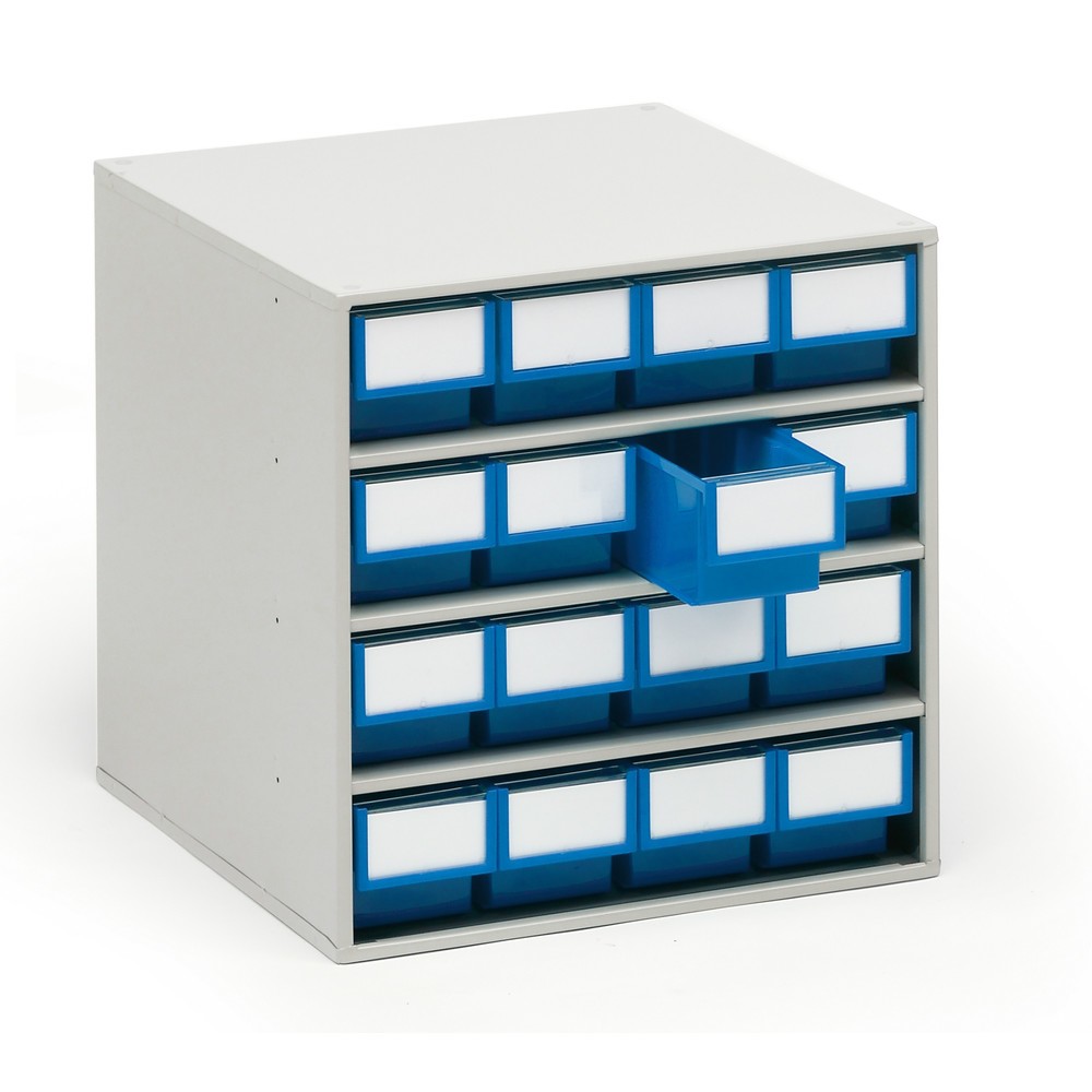 Imagen del producto: Módulo de cajones, 16 cajones, fondo 400 mm, azul