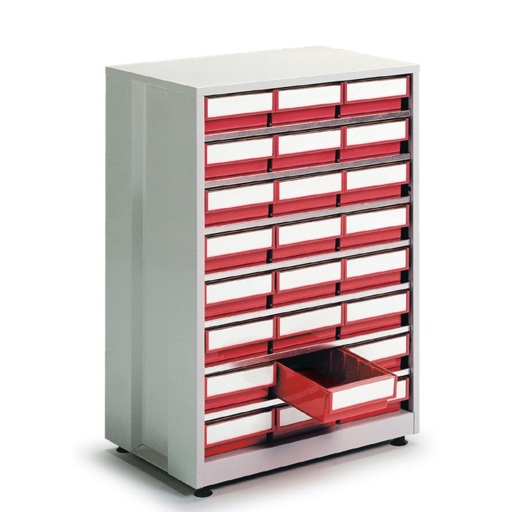 Imagen del producto: Módulo de cajones, 24 cajones, rojo