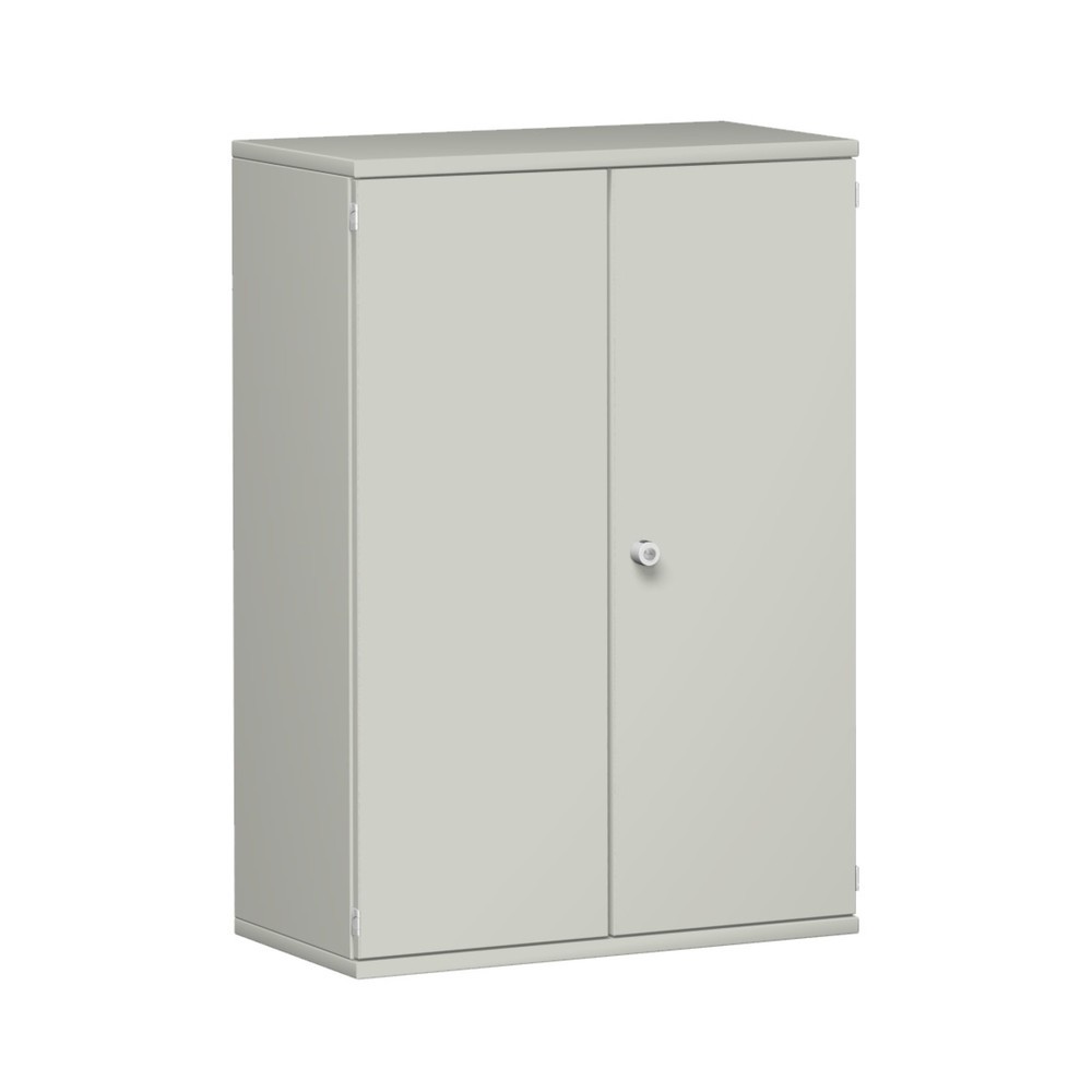 Imagen del producto: Mueble de oficina profesional, 3 OH, ancho 800 mm, puerta abatible, gris claro