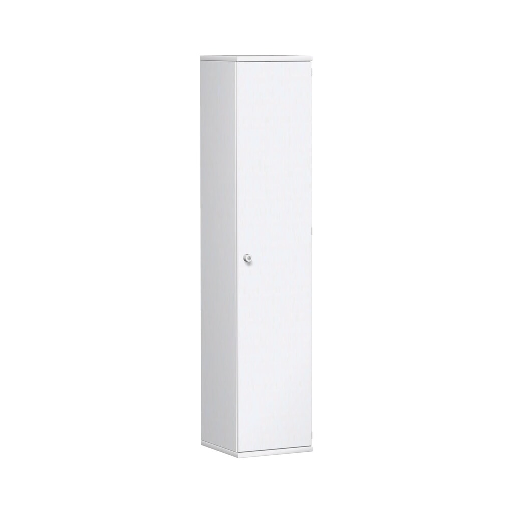 Mueble de oficina profesional, 5 OH, ancho 400 mm, puerta derecha, blanco Imagen del producto: Mueble de oficina profesional, 5 OH, ancho 400 mm, puerta derecha, blanco