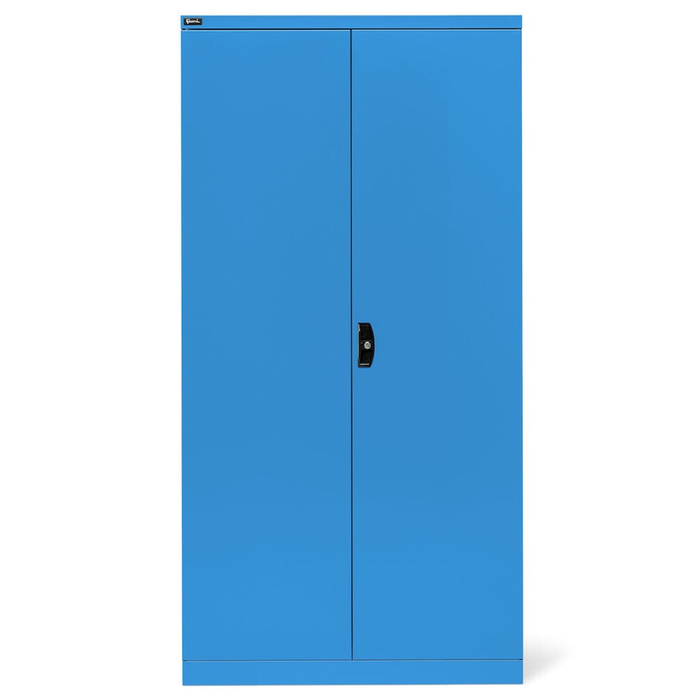 Número de imagen del producto 2: Armario Fami PERFOM con puertas batientes, 3 cajones, 4 baldas, 2.000 x 1.023 x 726 mm (alto x ancho x fondo), azul claro