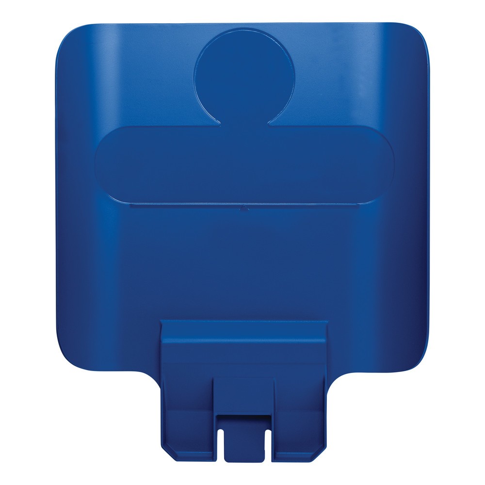 Imagen del producto: Panel informativo para la estación de reciclaje Rubbermaid® Slim Jim, azul