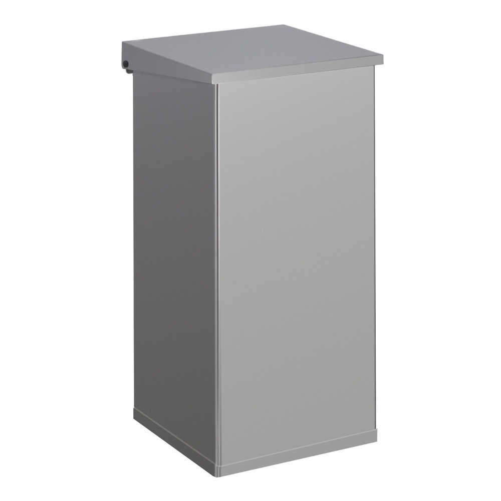 Imagen del producto: Cubo de residuos CARRO Lift con sistema de amortiguación, 110 litros, de aluminio, gris aluminio