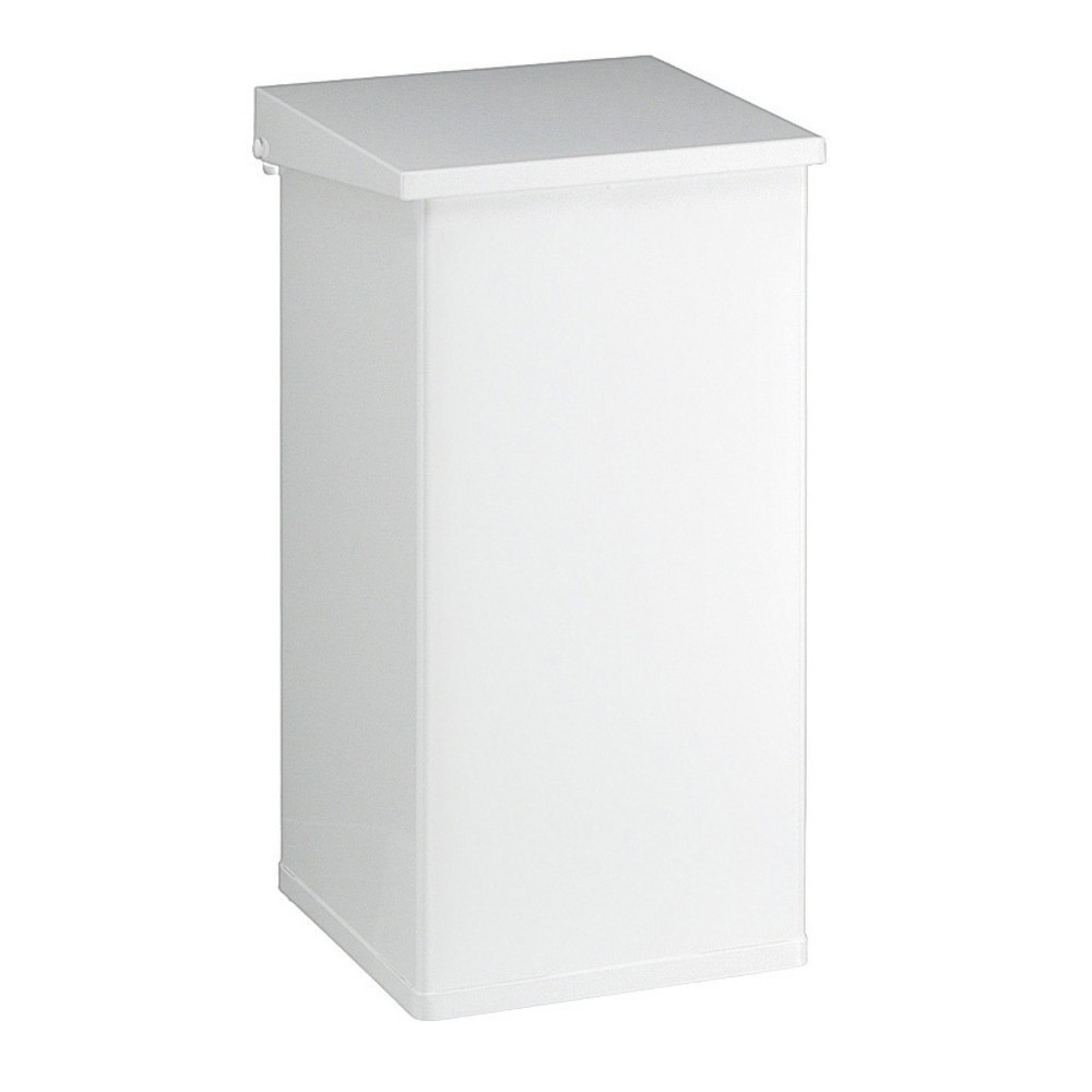 Imagen del producto: Cubo de residuos CARRO Lift con sistema de amortiguación, 55 litros, de aluminio, blanco