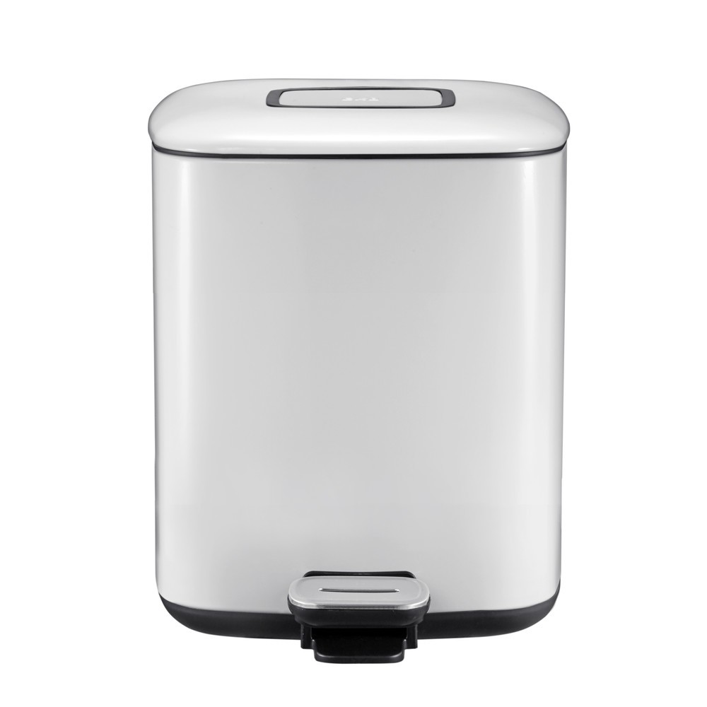 Número de imagen del producto 4: Regent - Cubo de basura con pedal (6 litros), color blanco