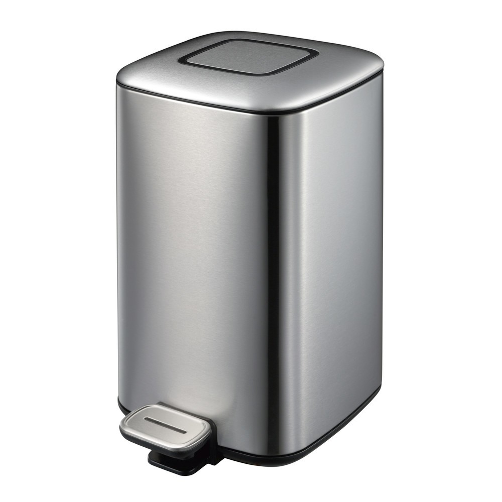 Número de imagen del producto 1: Regent cubo de residuos con pedal (12 L, acero inoxidable mate)