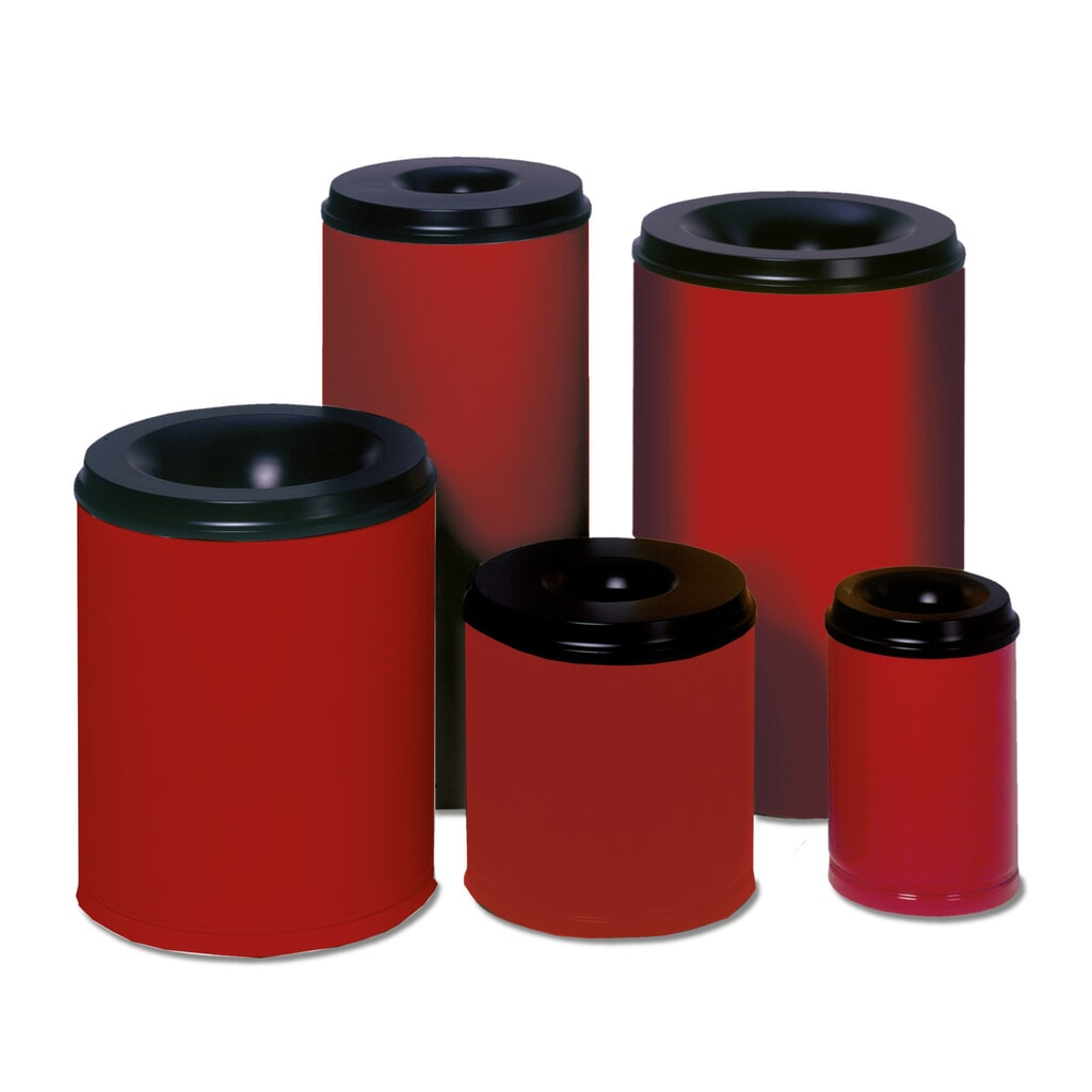 Papelera de seguridad VAR®, resistente al fuego
