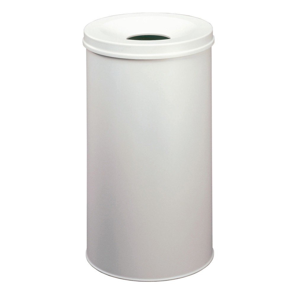 Número de imagen del producto 1: Papelera Durable de acero, 60 litros, con cabezal apagallamas, gris