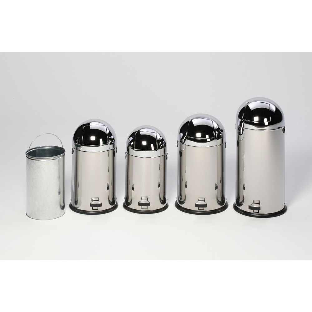 Número de imagen del producto 2: cubo de residuos con pedal VAR® acero inoxidable 22 litros