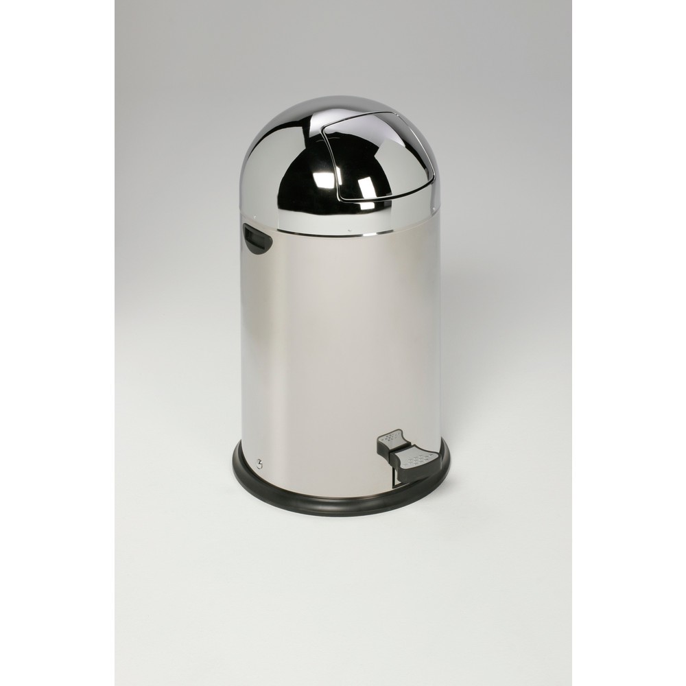 Imagen del producto: cubo de residuos con pedal VAR® acero inoxidable 22 litros