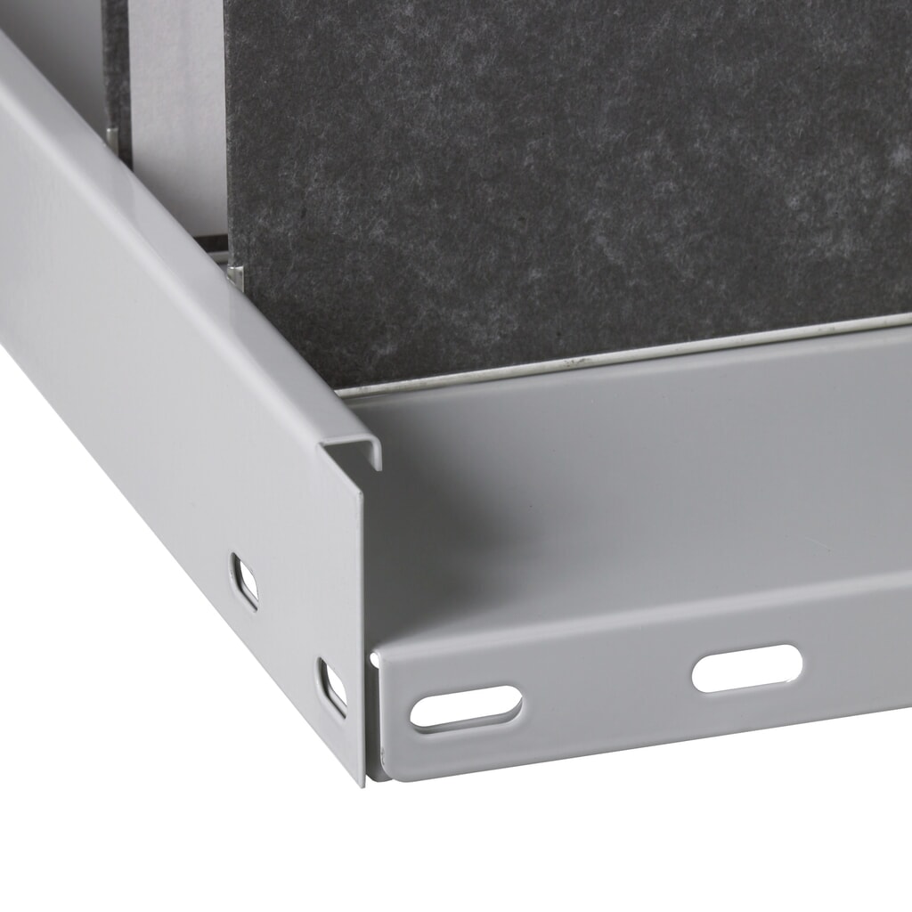 Número de imagen del producto 2: Estante de archivo completo SCHULTE, de una sola cara, carga por estante 85 kg, alto x ancho x H x An x F 2.000 x 3.000 x 300 mm, negro