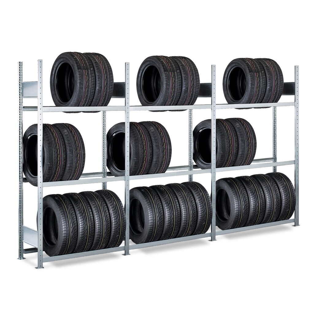 Imagen del producto: Paquete completo portaneumáticos SCHULTE, alto H x An x F 2.000 x 3.000 x 400 mm