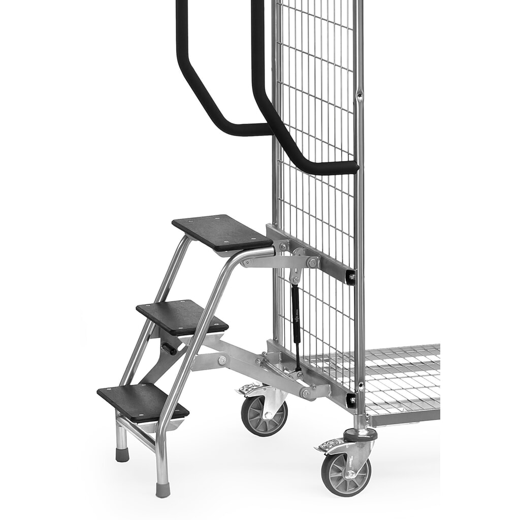 Pasos para recoger carro|plataforma fetra®, ancho 510 mm Imagen del producto: Pasos para recoger carro|plataforma fetra®, ancho 510 mm