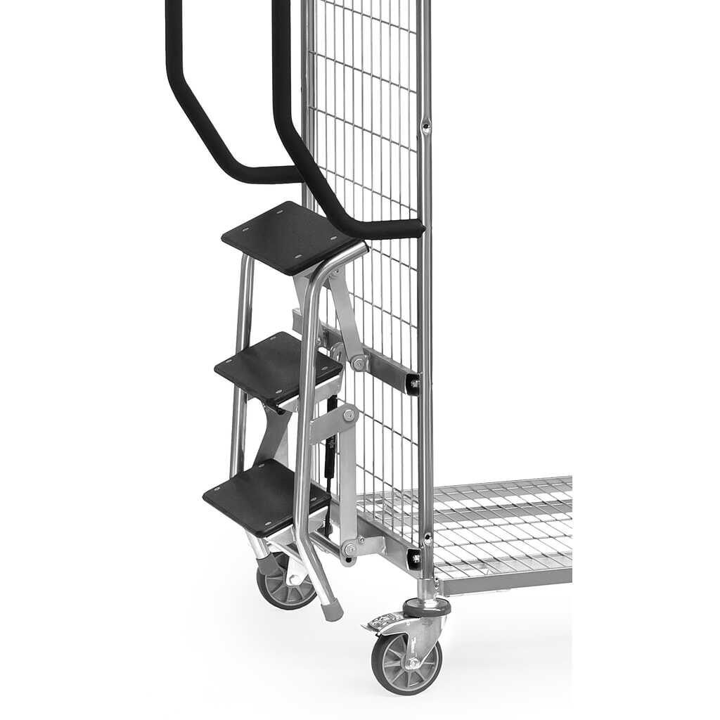 Número de imagen del producto 3: Pasos para recoger carro|plataforma fetra®, ancho 510 mm