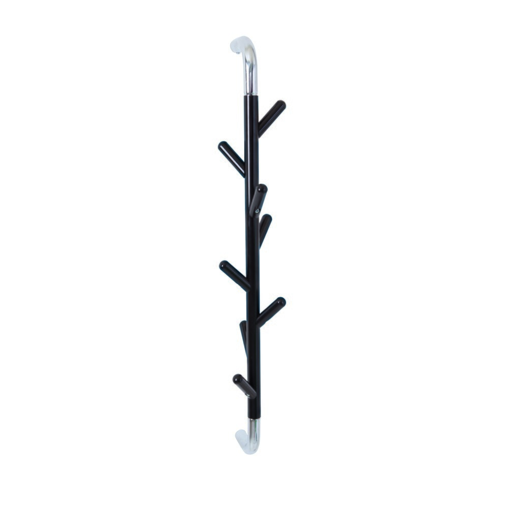 Imagen del producto: Perchero de pared Linair, atornillable, 8 ganchos, cromado, negro