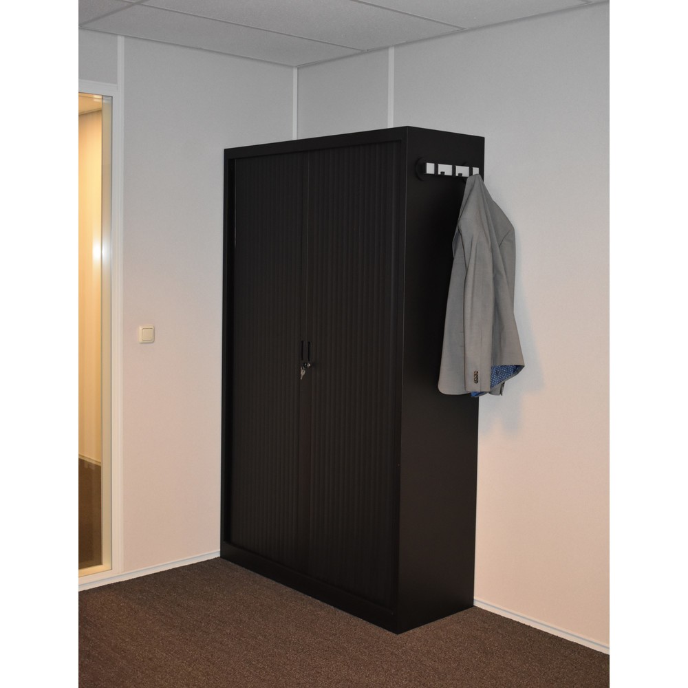 Número de imagen del producto 2: Perchero de pared, magnético, 3 ganchos, negro, gris aluminio