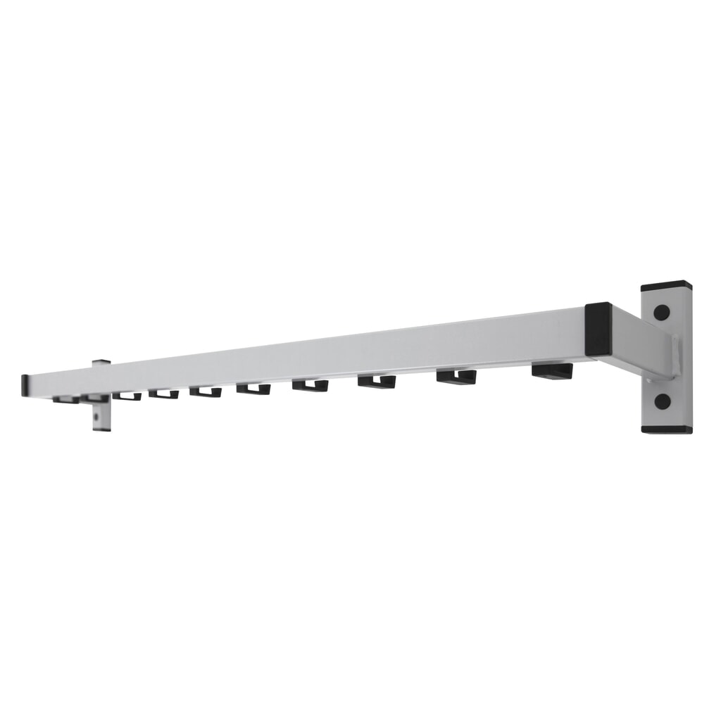 Imagen del producto: Perchero de pared Safe, atornillable, gris, 10 ganchos