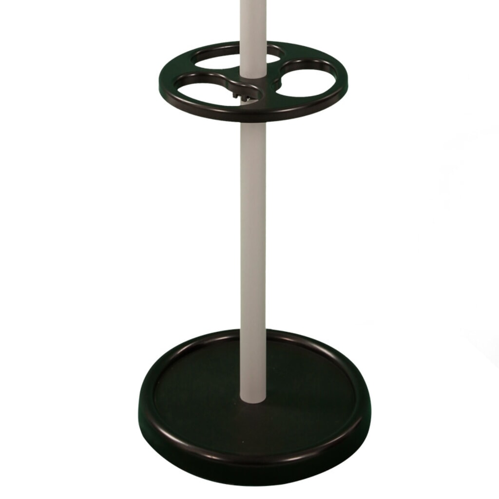 Número de imagen del producto 3: Perchero de pie, 10 ganchos, con paragüero, gris, negro
