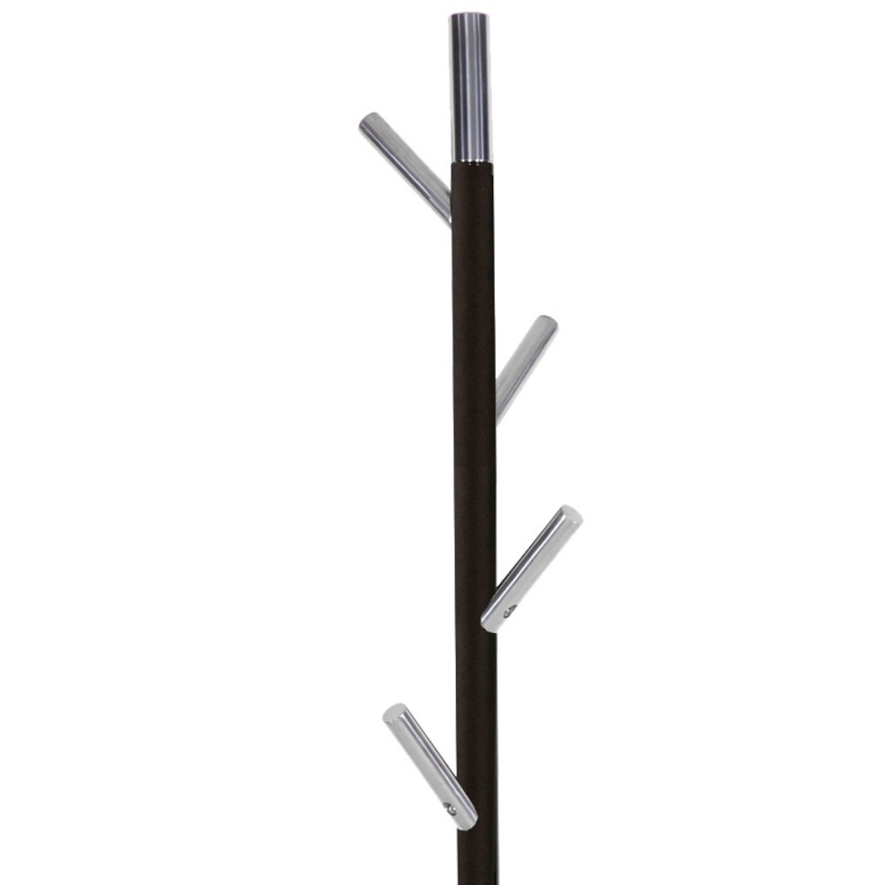 Número de imagen del producto 2: Perchero de pie Linair, 4 ganchos, negro, cromado