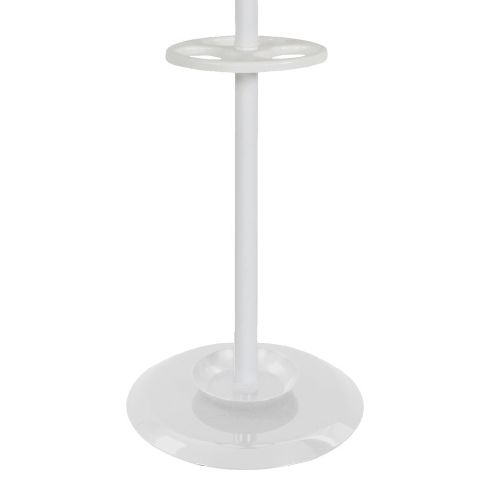 Número de imagen del producto 3: Perchero de pie Porcelain, 4 ganchos dobles, blanco
