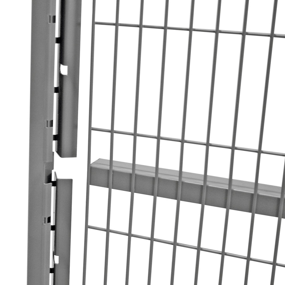 Imagen del producto: Perfil final para rejilla de protección de máquinas TROAX®, altura 1.250 mm