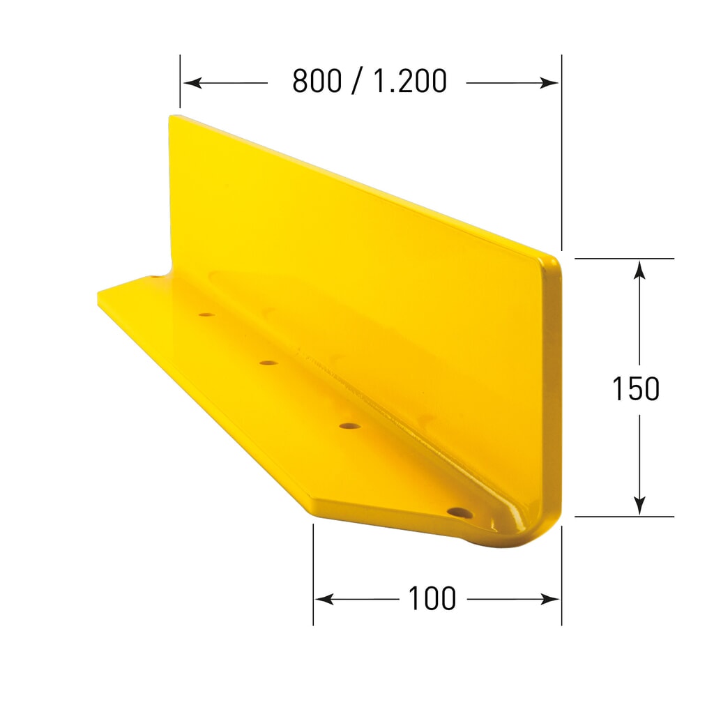 Número de imagen del producto 7: Perfil paragolpes, Al x An 150 x 800 mm, grosor 6 mm