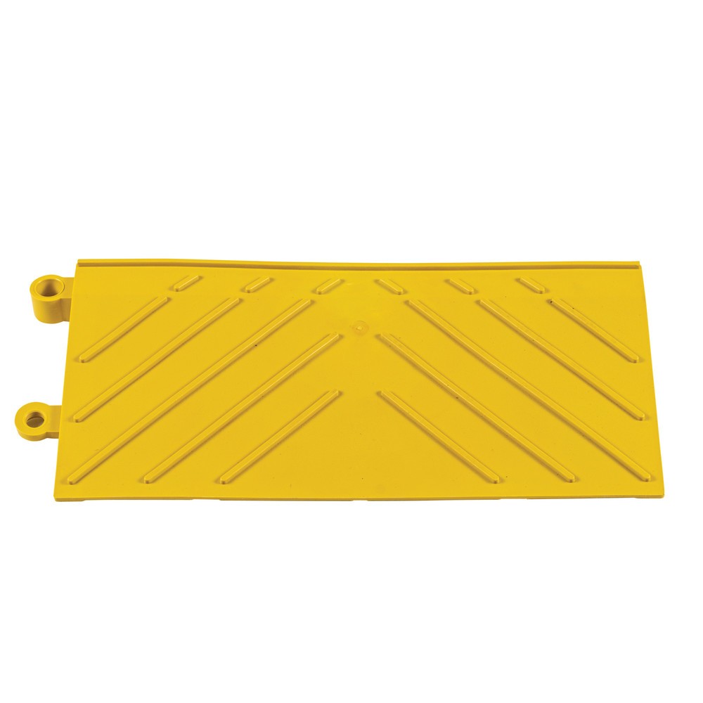Número de imagen del producto 3: Borde laterala para placas de suelo con sistema de encajado, sin pitones, An x F 152 x 305 mm amarilla