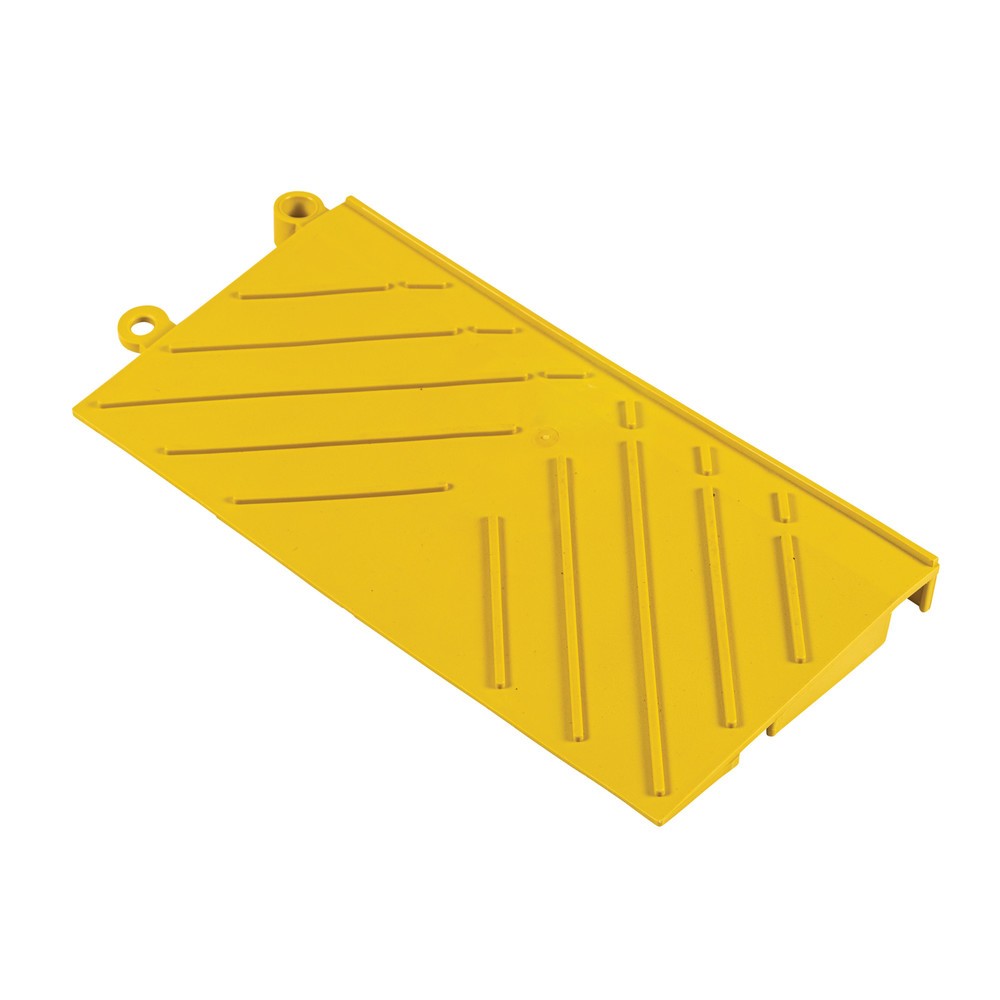 Número de imagen del producto 4: Borde laterala para placas de suelo con sistema de encajado, sin pitones, An x F 152 x 305 mm amarilla