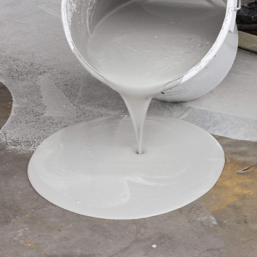 Imagen del producto: Pintura para suelos antideslizante para exterior, granulado grueso, blanco-gris