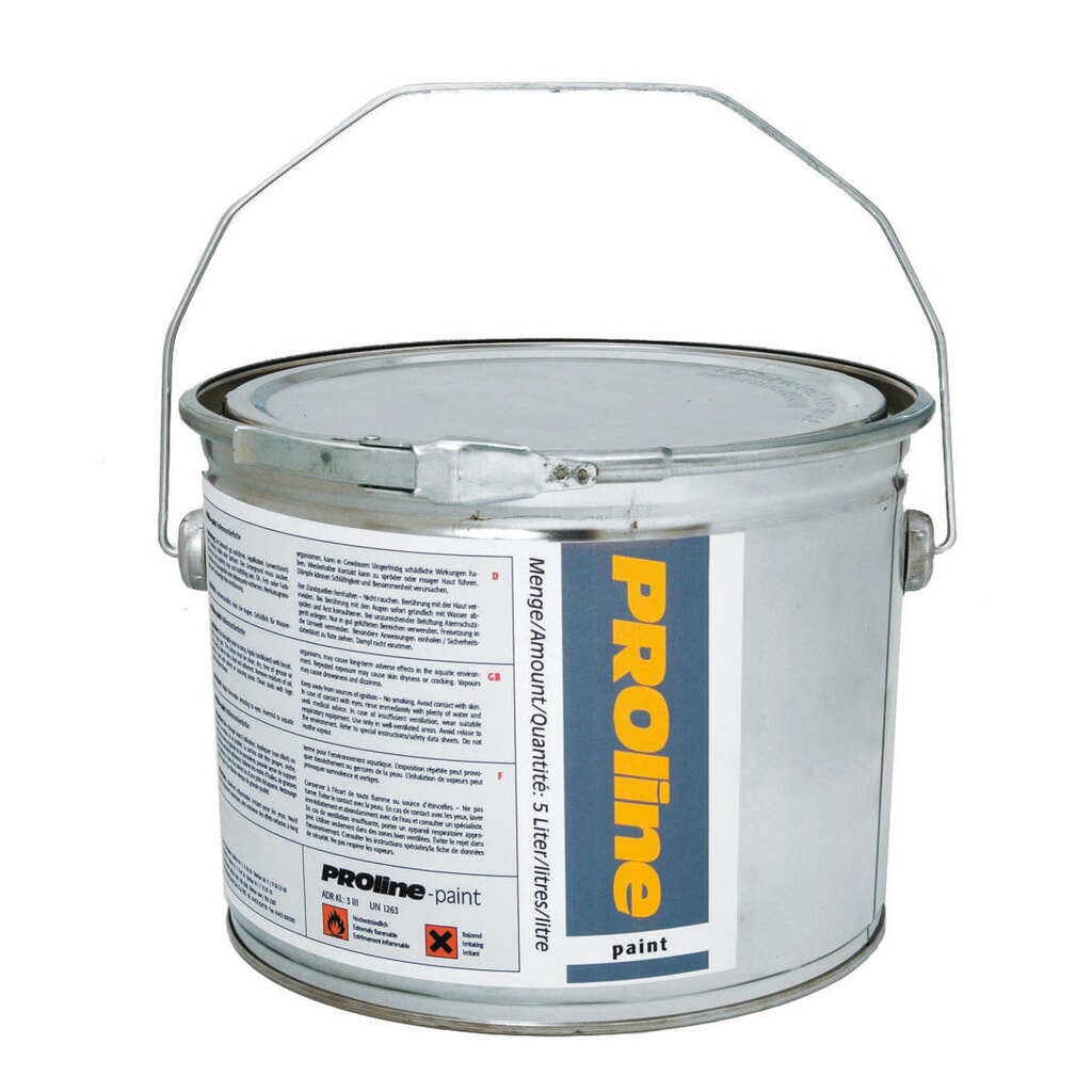 Imagen del producto: Pintura para suelos PROline-paint, 5 l, mate, RAL 1003 amarillo señal