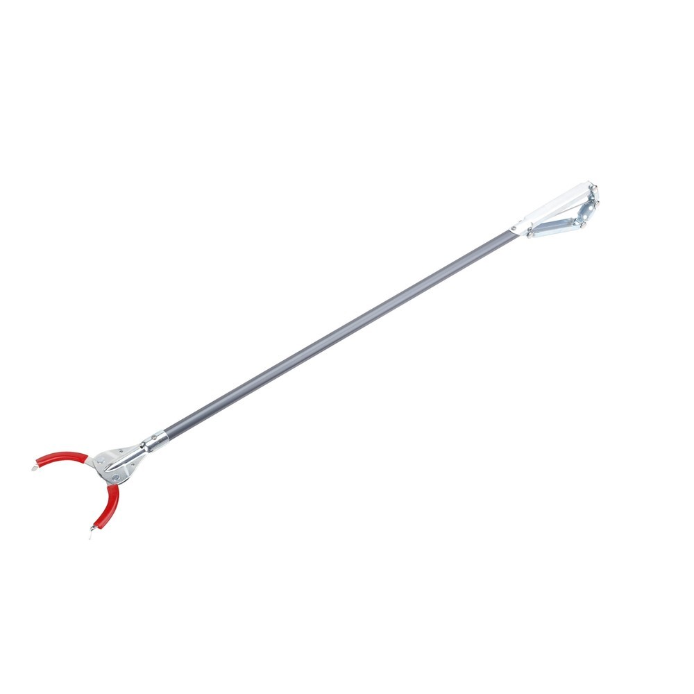 Número de imagen del producto 1: Pinza telescópica FLORA, mango de acero, pinza forrada de plástico, longitud 1.050 mm, 5 ud./UV