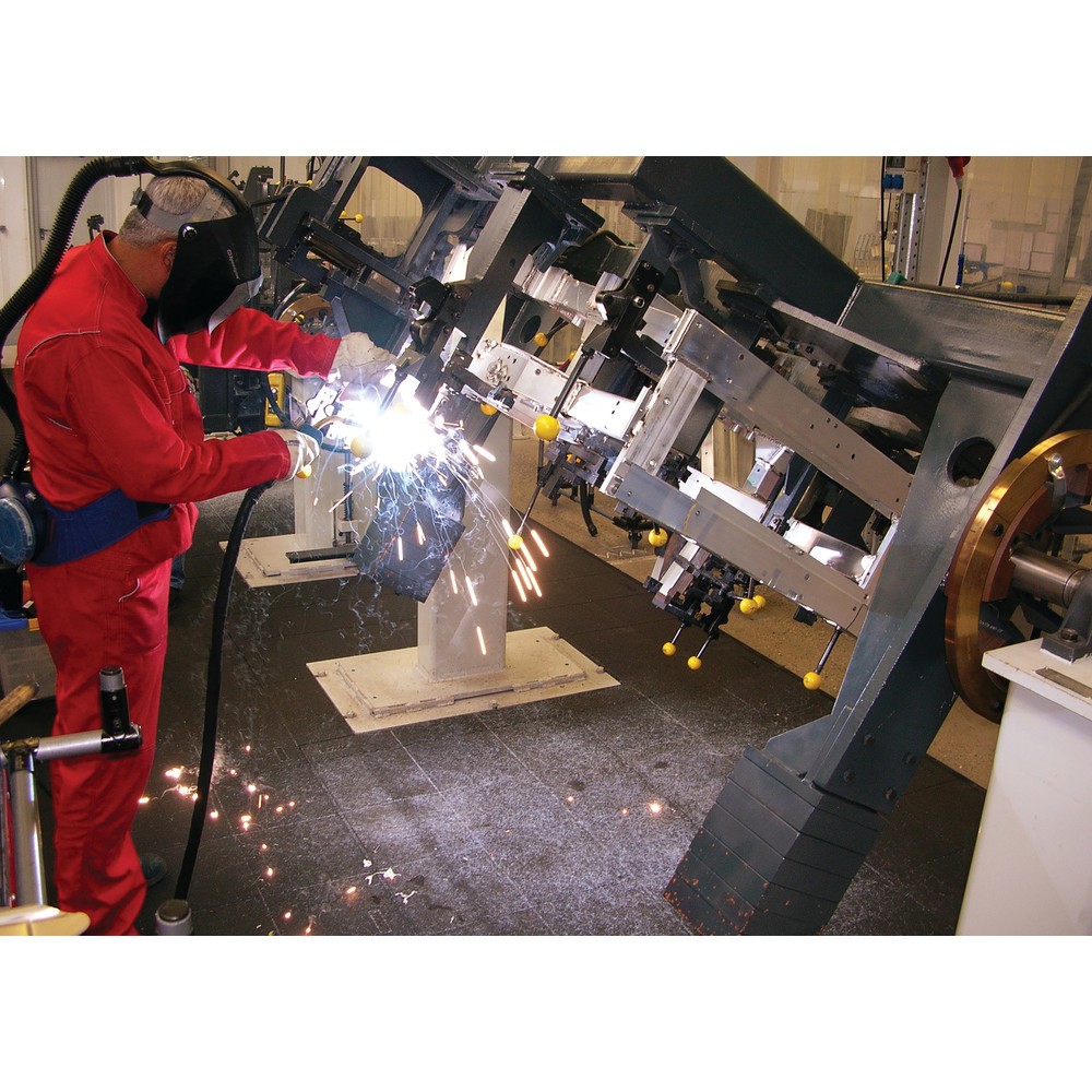Número de imagen del producto 6: Placa de suelo para puestos de trabajo de montaje, sistema de encajado, cerrada, Anchura x Profundidad 910 x 910 mm