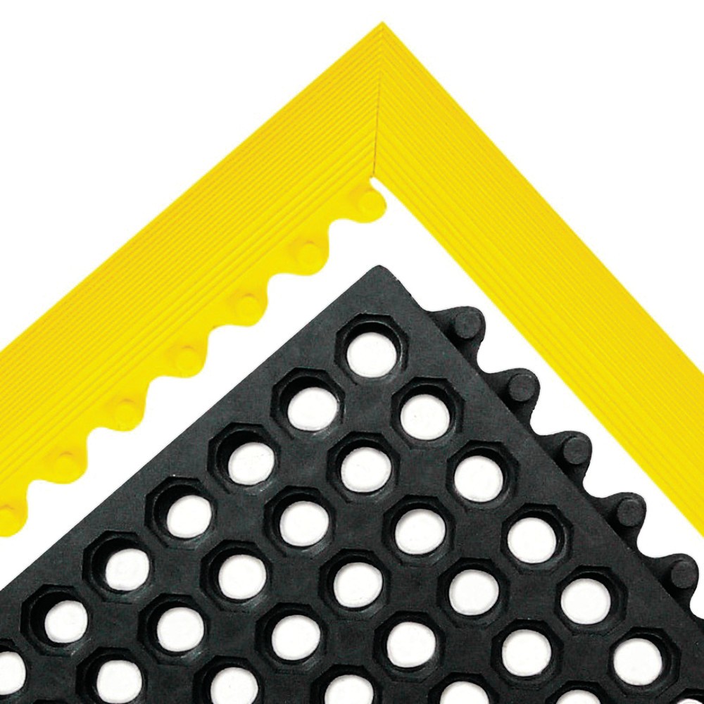Número de imagen del producto 3: Placa de suelo para puestos de trabajo de montaje, sistema de encajado, perforada, Anchura x Profundidad 910 x 910 mm