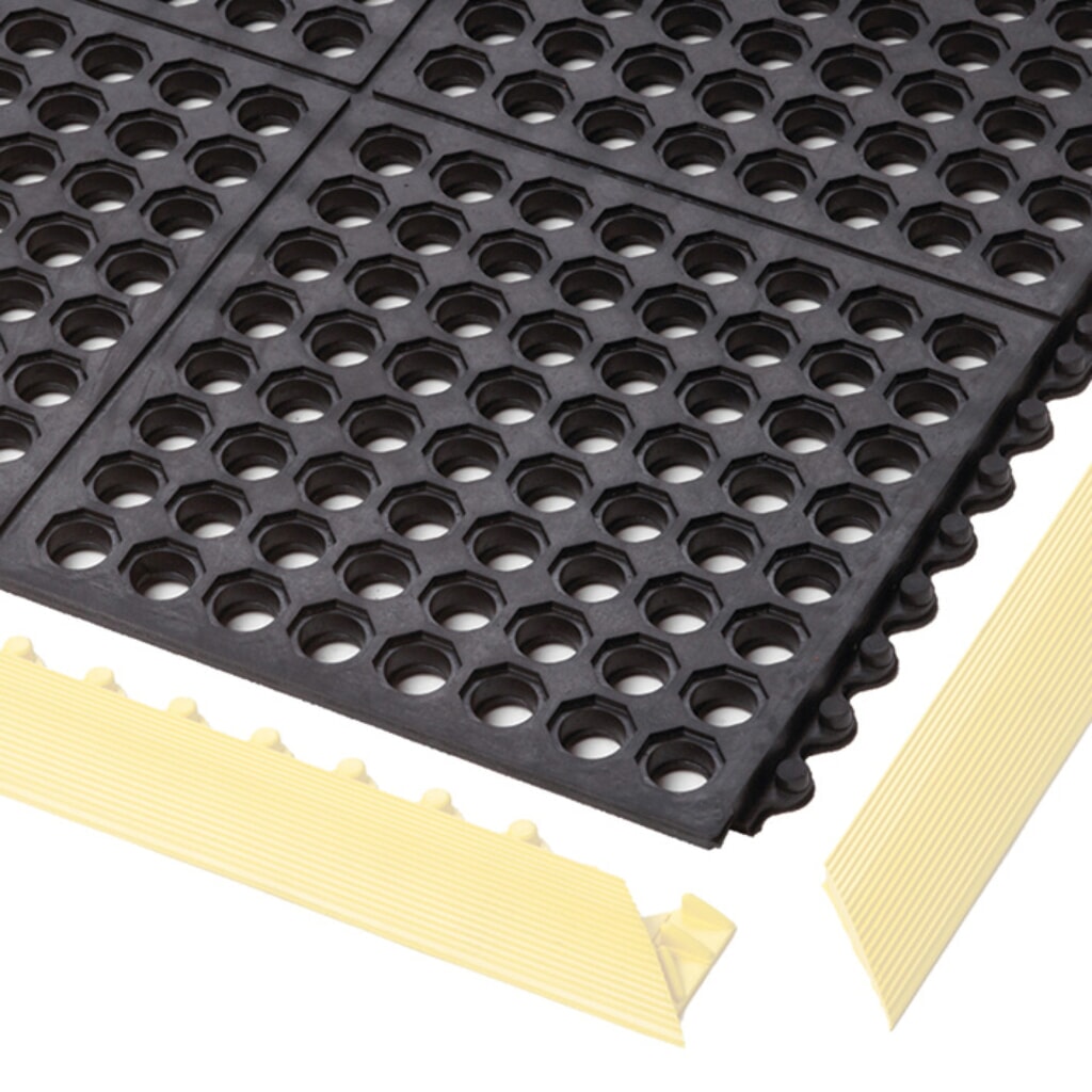 Placa de suelo para puestos de trabajo de montaje, sistema de encajado, perforada, Anchura x Profundidad 910 x 910 mm Imagen del producto: Placa de suelo para puestos de trabajo de montaje, sistema de encajado, perforada, Anchura x Profundidad 910 x 910 mm
