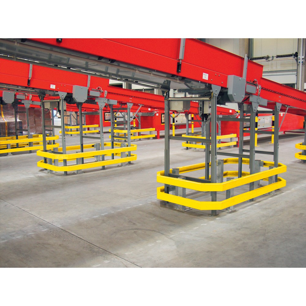 Número de imagen del producto 12: Placas protectoras de perfil en C, aplicación en exteriores, galvanizadas + revestimiento plástico, longitud 1.500 mm