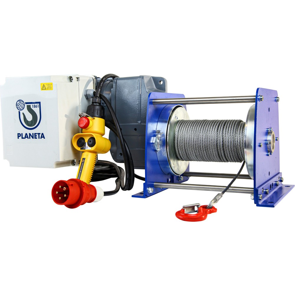 Imagen del producto: Cabrestante eléctrico PLANETA, longitud de cable 7 m, CC 250 kg, 400 V