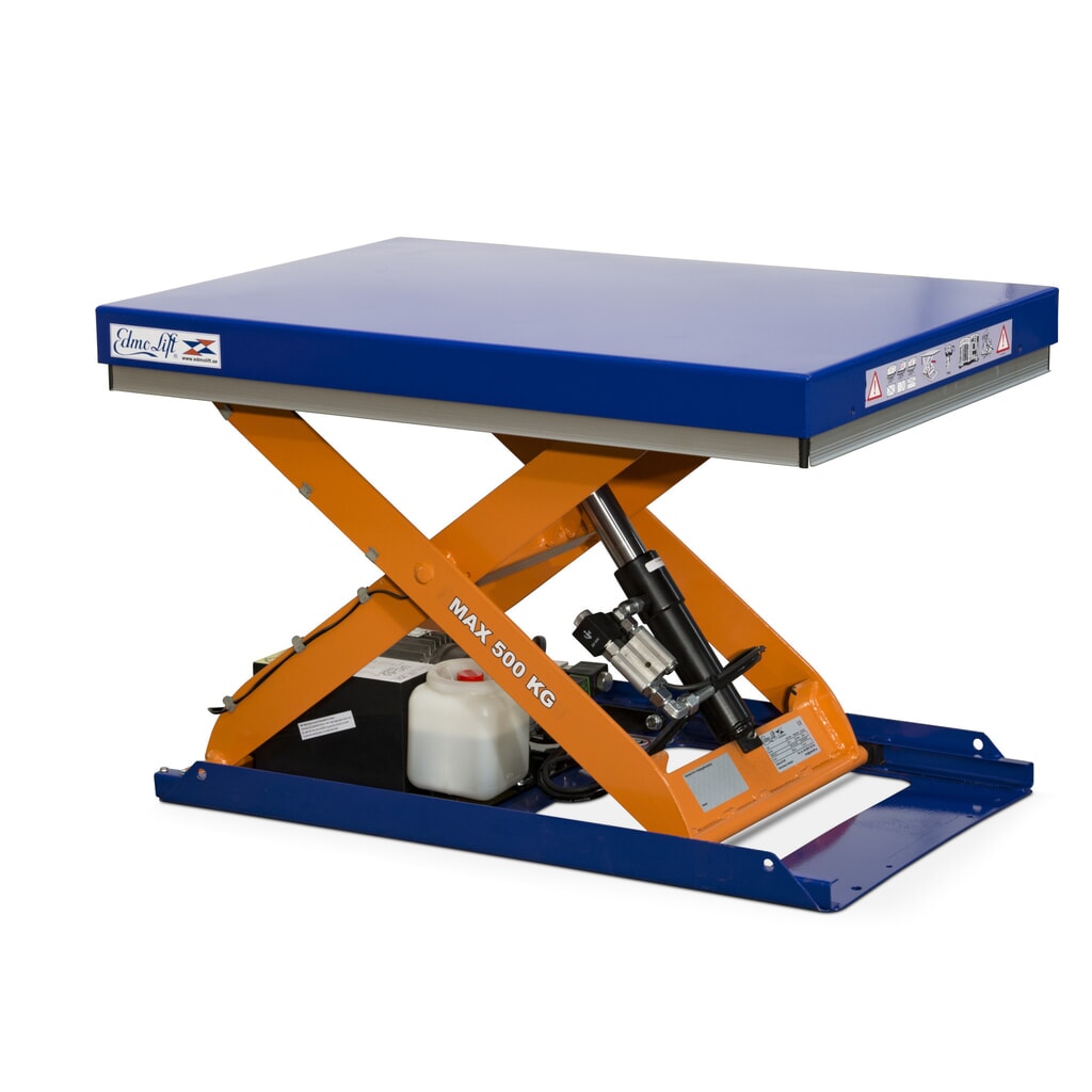 Imagen del producto: Plataforma elevadora de tijera EdmoLift® serie C, cap.carga 500 kg, plataforma de 900 x 600 mm