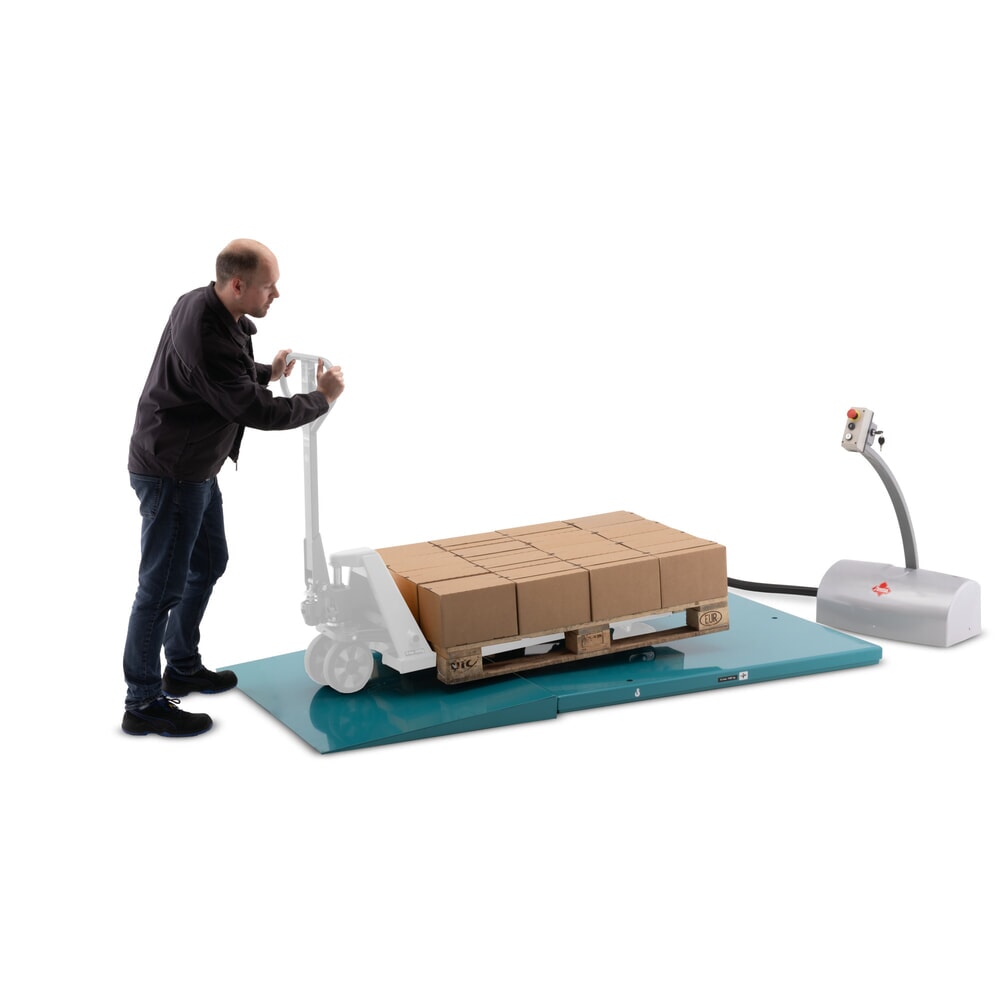 Número de imagen del producto 7: Plataforma elevadora de tijera plana Ameise®, cerrada, CC 1000 kg, plataforma de 1450 x 1140 mm